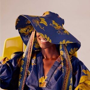 Farm Rio Blue Mermaid Bananas Hat